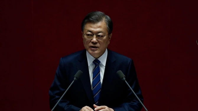 Южнокорейският президент Мун Дже ин ще работи с Китай за постигане