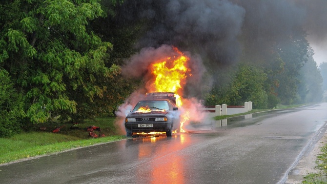 В България броят на автомобилните катастрофи не е много различен