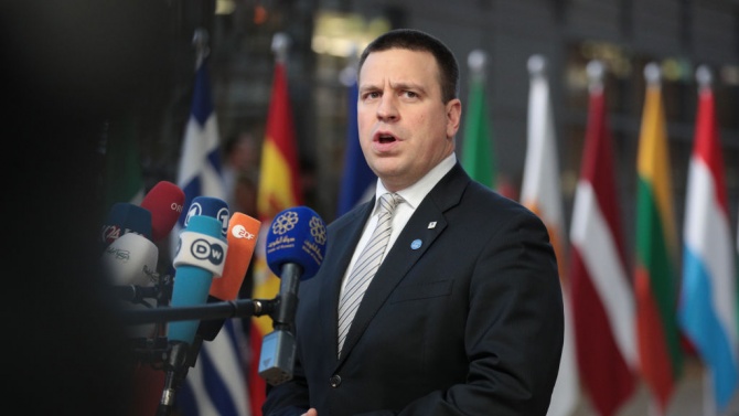  Естонският министър председател пропуща срещата на върха на Европейски Съюз поради карантина 
