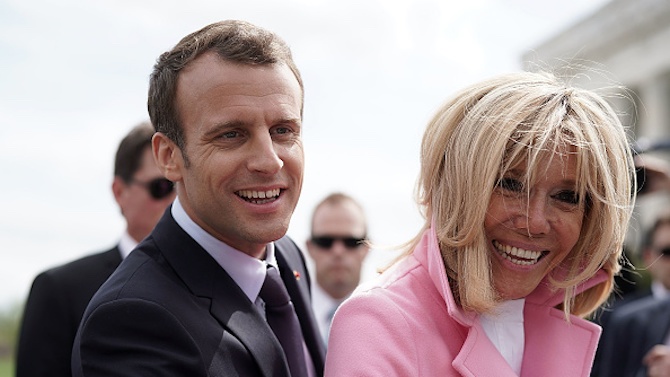 Съпругата на френския президент Брижит Макрон е с отрицателен резултат