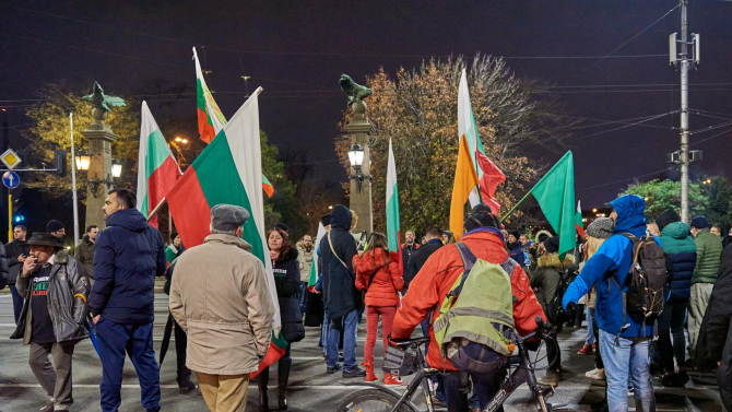  167-а вечер на антиправителствени протести в София