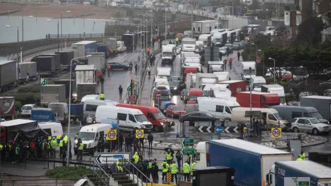 Има много блокирани български превозвачи между Франция и Великобритания