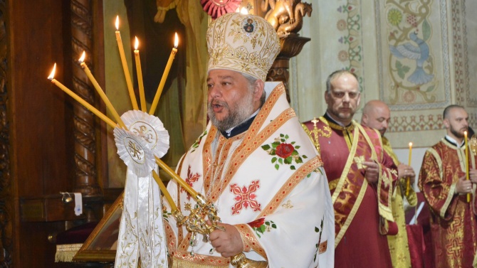 На Рождество Христово Негово Високопреосвещенство Старозагорският митрополит Киприан възглави светата