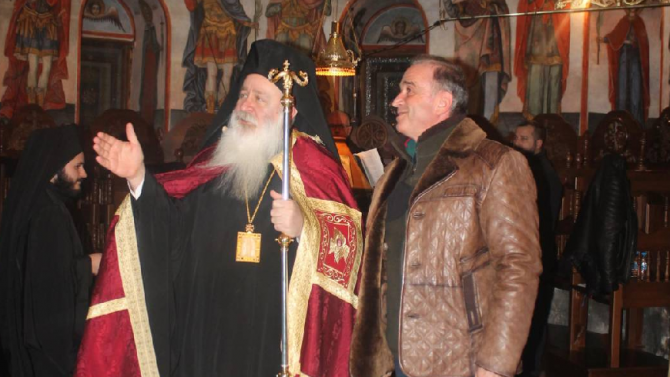 Д-р Грудев присъства на вечерното бдение в памет на Патриарх Евтимий