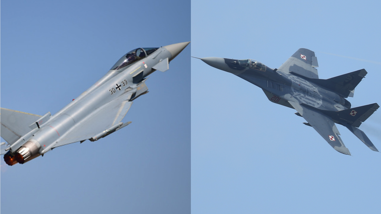„Юрофайтър“ vs МиГ-29: Кой изтребител е по-добър