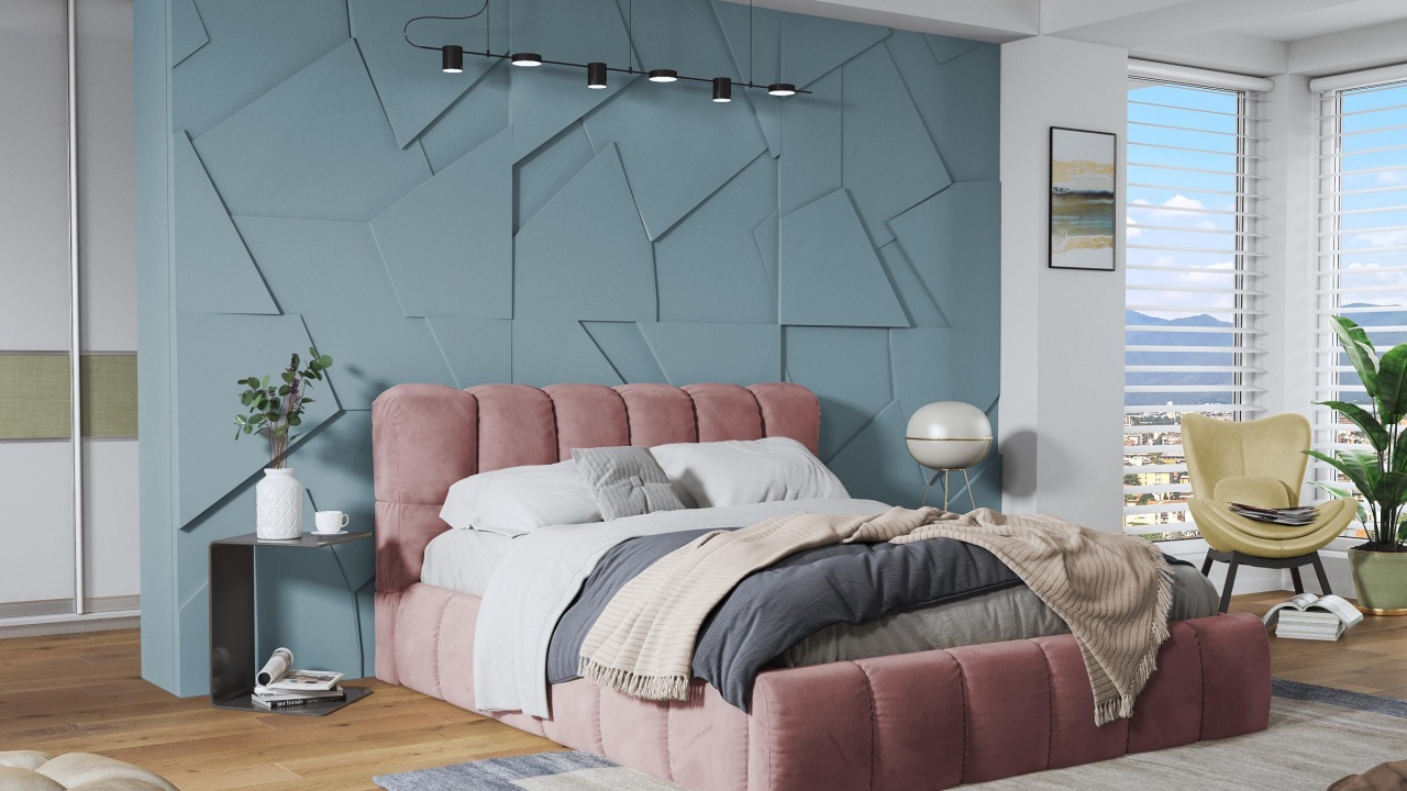 Как да декорираме пространството около главния герой в спалнята - тапицираното легло?