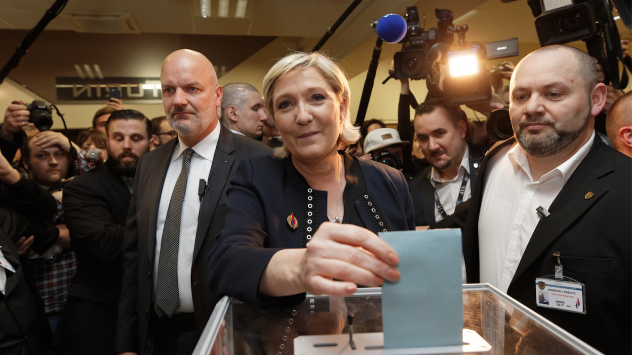 Спад на избирателна активност на президентските избори във Франция спрямо предишните
