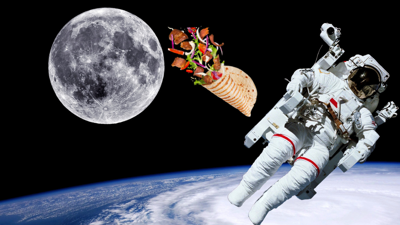 Турчин в космоса, мисия до Луната, кебап в стратосферата