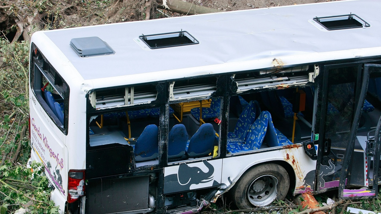 Катастрофа с откраднат автобус в Солун