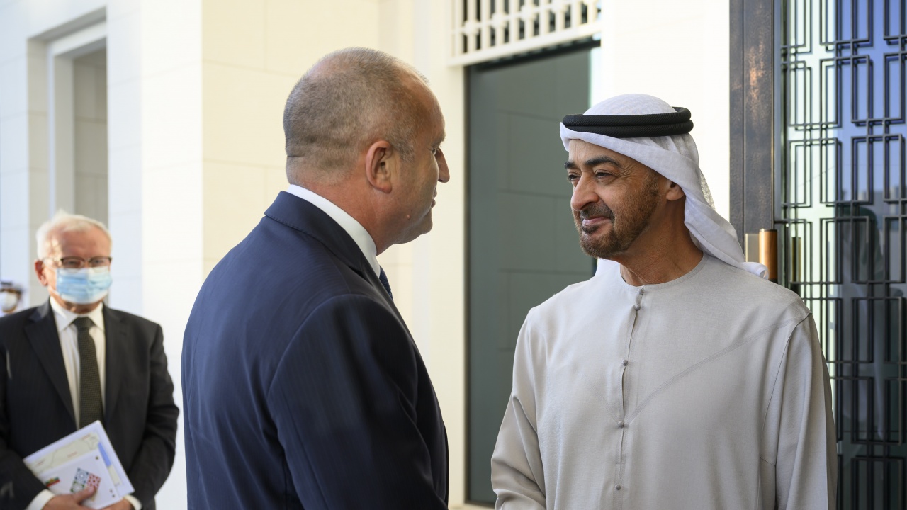 Радев се срещна с президента на ОАЕ Шейх Мохамед бин Зайед Ал Нахаян