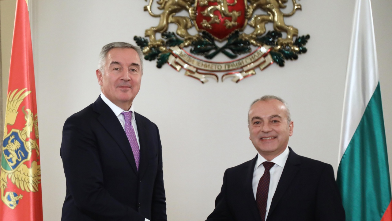 Премиерът Донев се срещна с президента на Черна гора Мило Джуканович