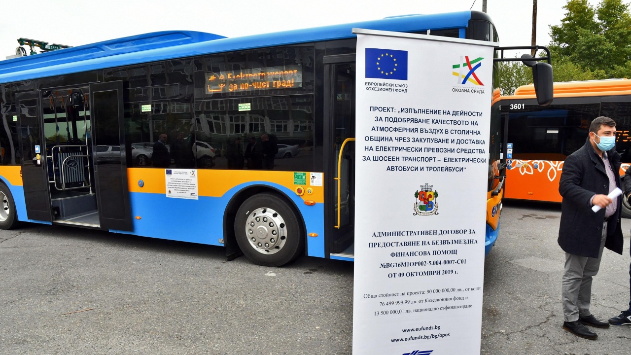 Представят новите електробуси в София