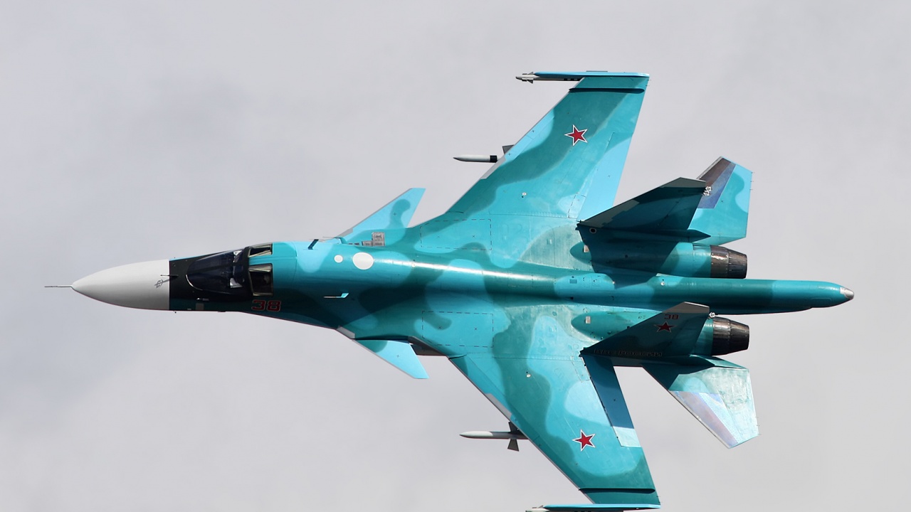 Изтребител Су-34 се разби в Брянска област