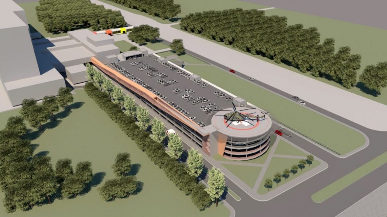 Многоетажен паркинг с хеликоптерна площадка ще има в УМБАЛ “Свети Георги” в Пловдив