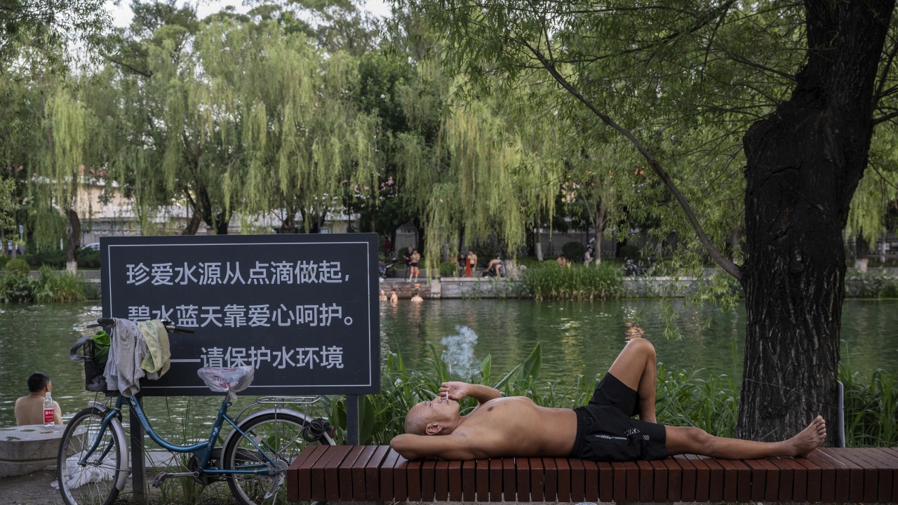 В Китай обявиха код червено за опасно горещо време