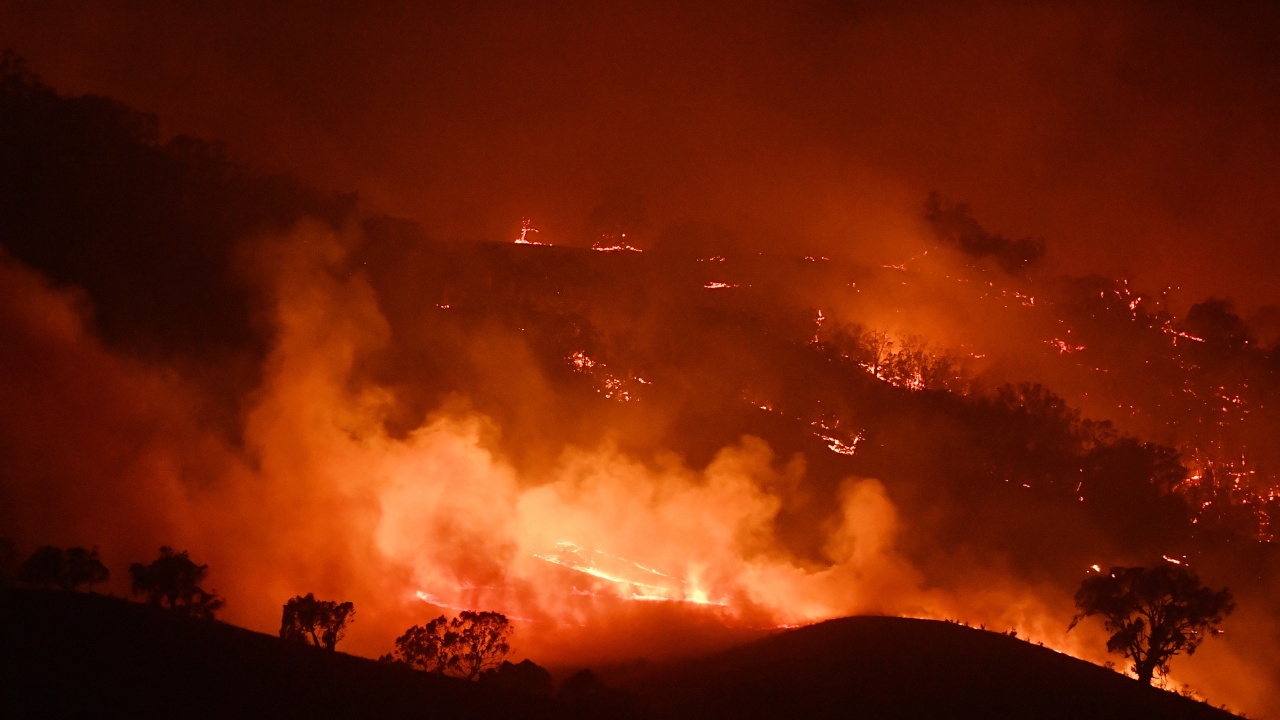 Горският пожар на Тенерифе се разпространява