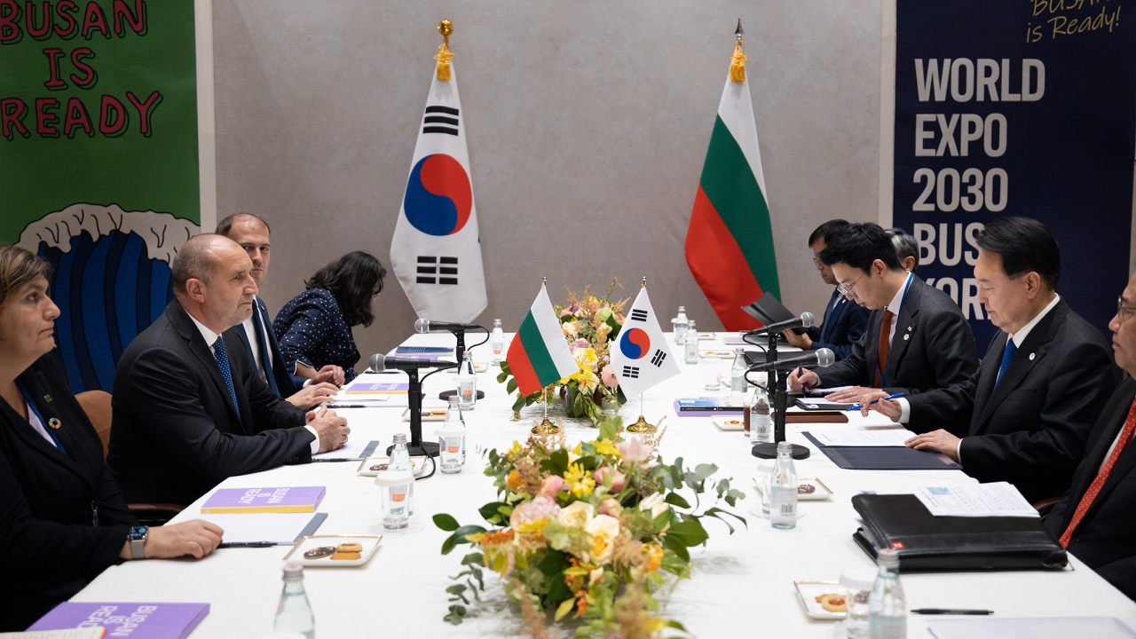 Радев: България и Република Корея имат потенциал за последващо разширяване на партньорството в индустрията и високите технологии