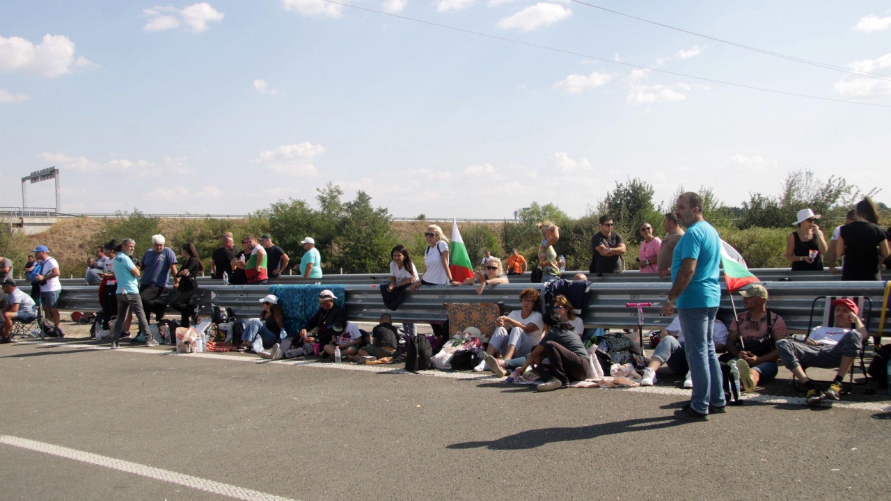 Арест по време на блокадата на магистрала "Тракия"