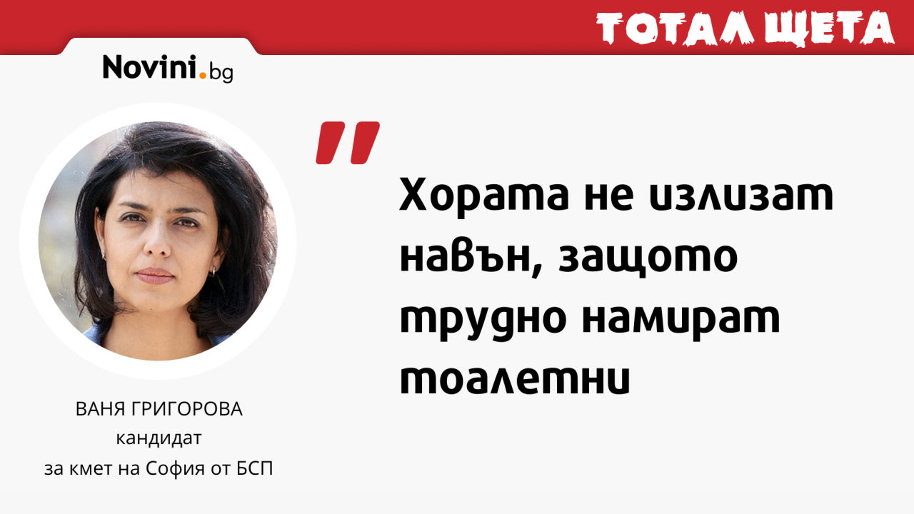 Ваня Григорова разкри защо хората в София си стоят вкъщи