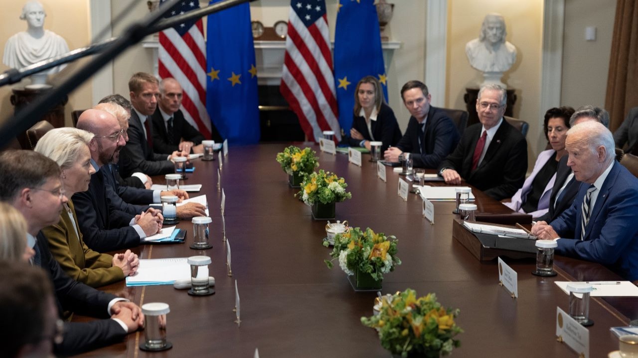 На среща във Вашингтон: САЩ и ЕС обсъдиха войните в Украйна и Близкия изток