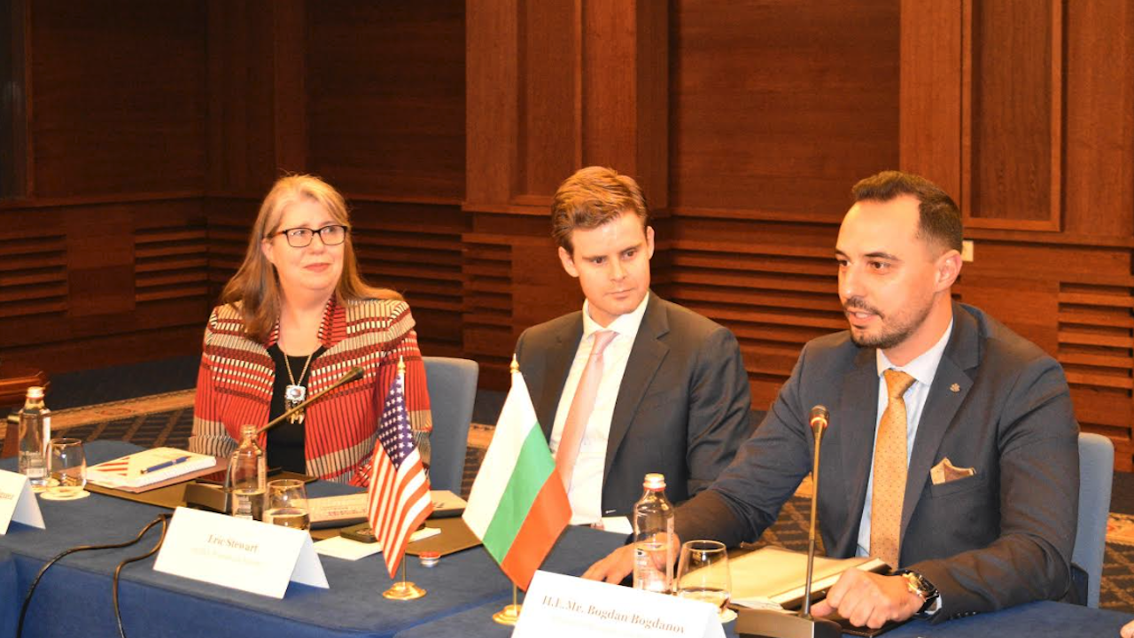 Министър Богданов: Съществува голям потенциал за икономическото сътрудничество между България и САЩ