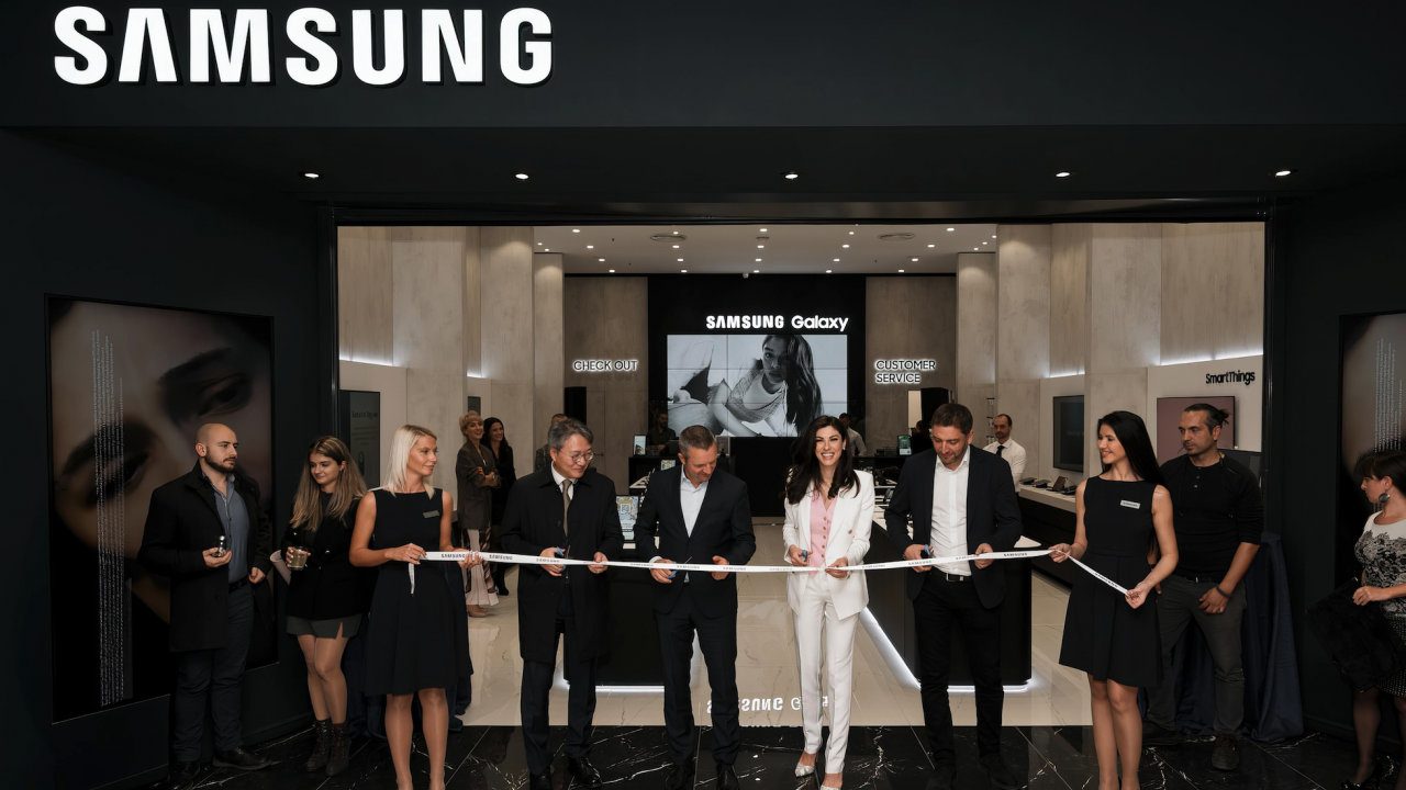 Технологичен лидер със стилна церемония за откриването на своя четвърти Samsung Experience Store в България