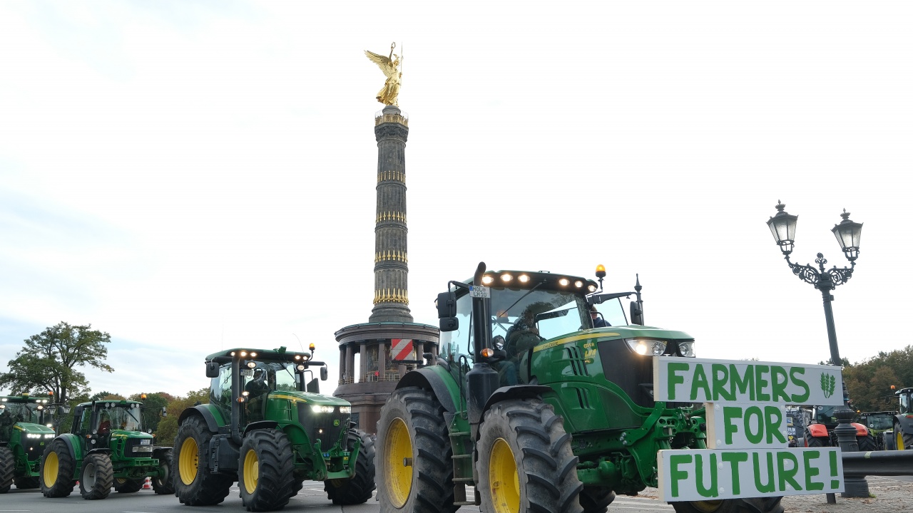 Германските фермери излязоха на протест