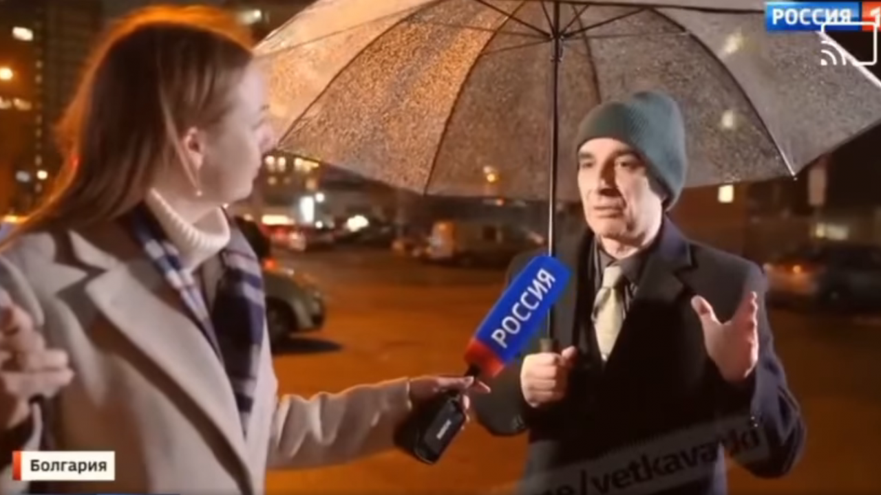 Петър Волгин даде интервю пред забранената в ЕС телевизия "Русия 1"