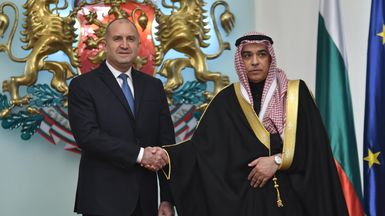 Президентът удостои с орден "Мадарски конник" първа степен посланика на Саудитска Арабия