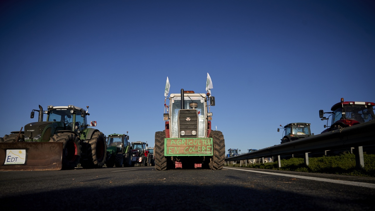 Фермери блокираха границата между Белгия и Нидерландия