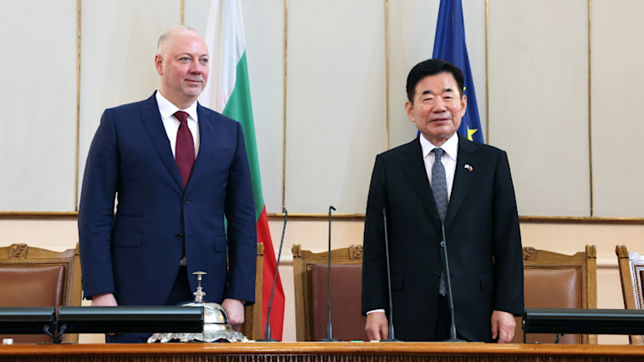 Росен Желязков се срещна с председателя на южнокорейския парламент