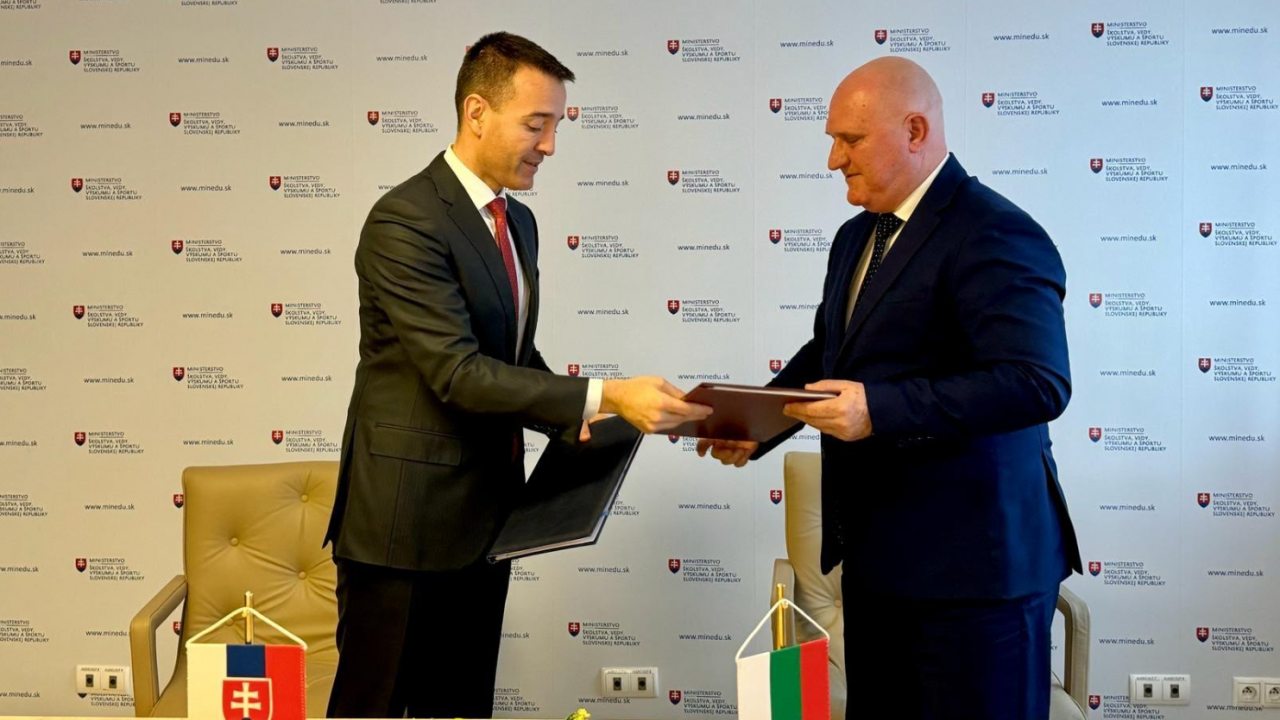 България и Словакия ежегодно ще обменят студенти, докторанти, изследователи и