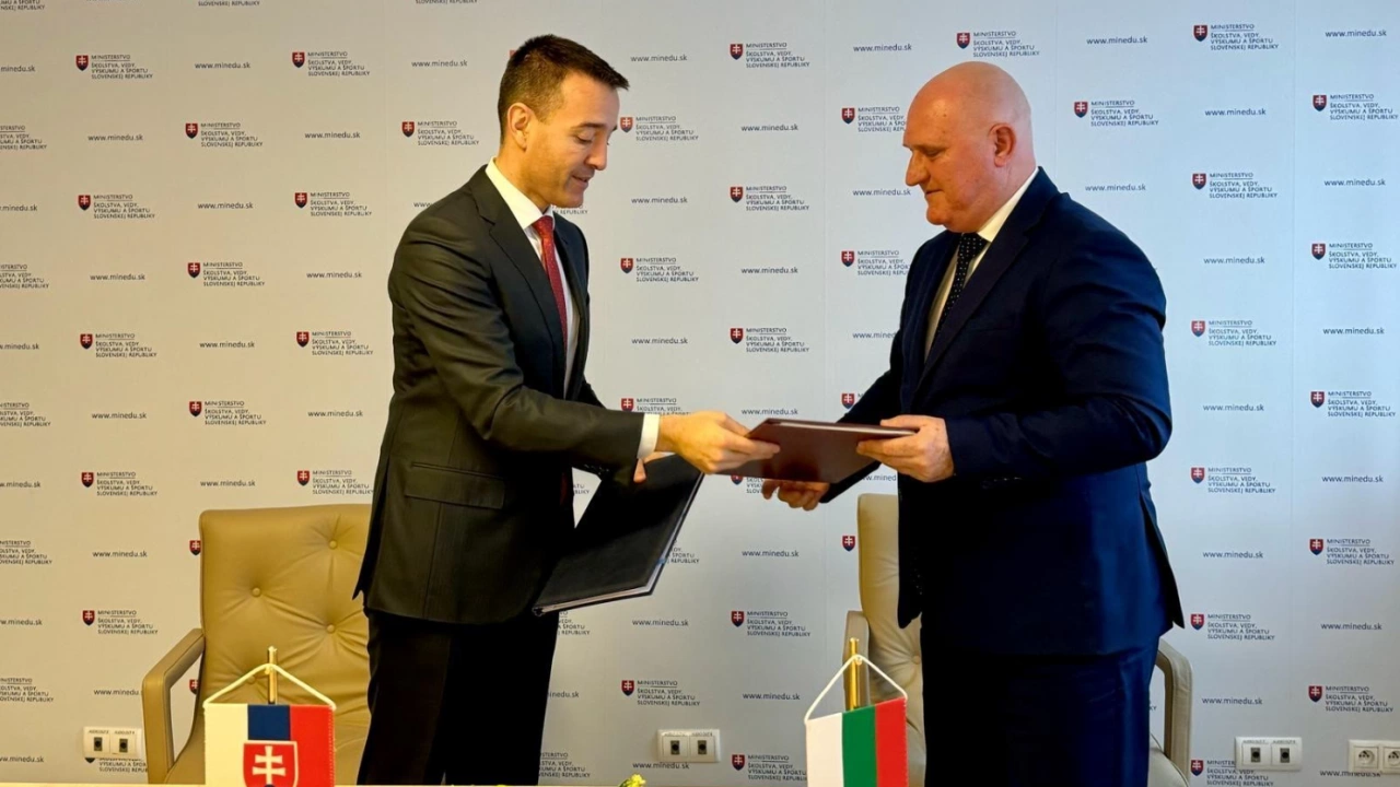 България и Словакия ежегодно ще обменят студенти докторанти изследователи и