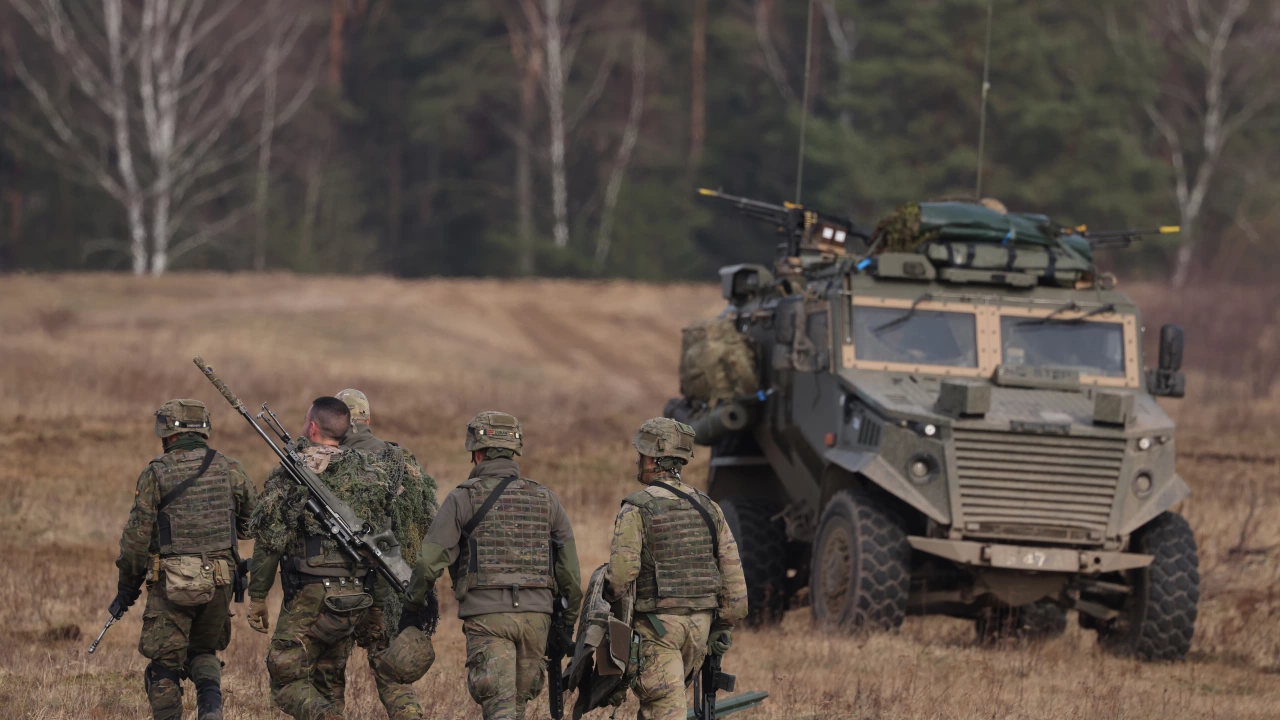 Бойната група на НАТО в Румъния която е разположена в