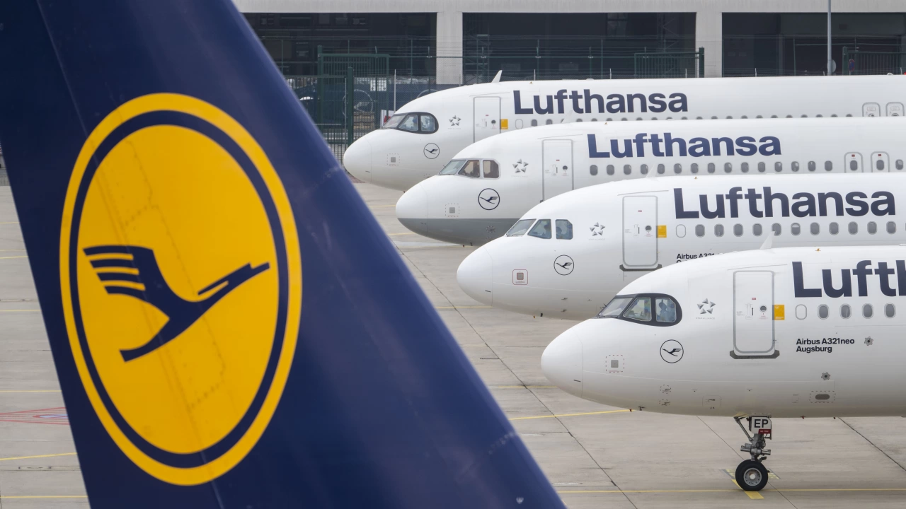 Авиокомпания Луфтханза   Lufthansa има отменени полети в периода от 11 до