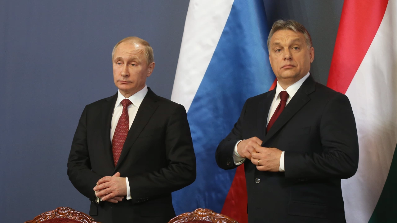 Унгарският премиер поздрави днес руския президент Владимир ПутинВладимир Путин