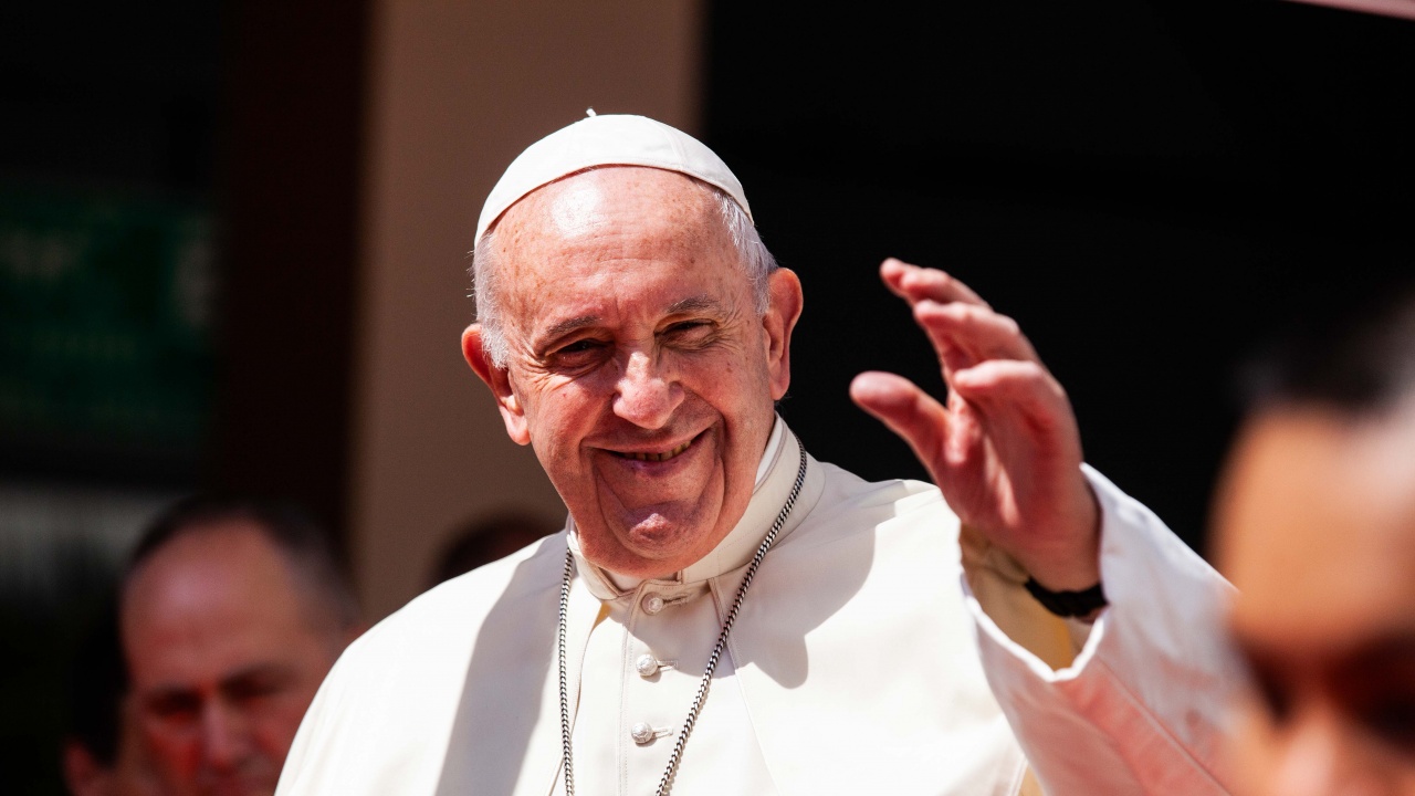 Осемдесет и седем годишният Папа Франциск Франциск (на латински: Franciscus