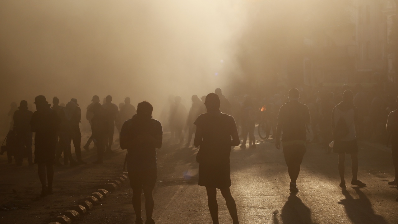 Голямо количество прах от пустинята Сахара се намира над Западна Европа