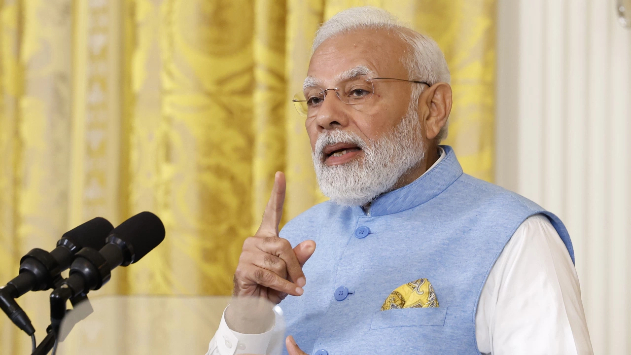 Индийският министър председател Нарендра Моди нарече днес опозиционния Индийски национален