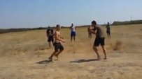 (18+)Шокиращо видео!Жесток бой между фенове на Ботев и Локо