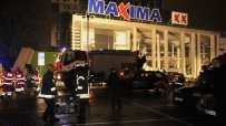 Покрив на магазин се срути в Рига, има жертви