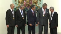 Президентът удостои с орден „Мадарски конник“  посланиците на Австрия, Дания, Кипър и Полша