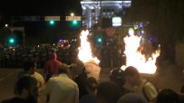 Бой с полицията в Скопие, най-малко 19 ранени