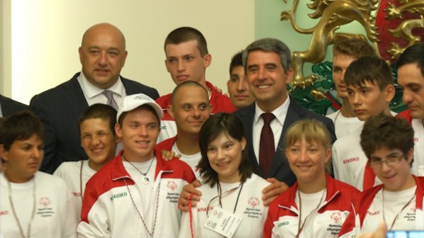 Плевнелиев изпрати участниците ни на Световните летни игри "Спешъл Олимпикс 2015"