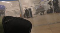 Любителски кадри показват първите минути след взрива на брюкселското летище