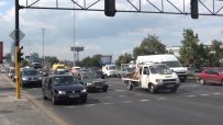 Засилен трафик на изходите на София