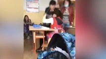  Клип демонстрира експанзия в час от страна на учителка в село Горно Драглище 
